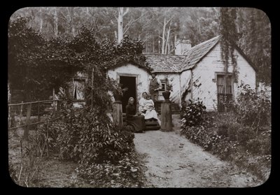 Cabaña del guardabosques, Ferntree Gully de Archibald James Campbell